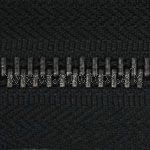 Zips nikel 5 mm - nedeliteľný 12 cm