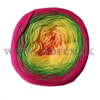 Soft cake yarn