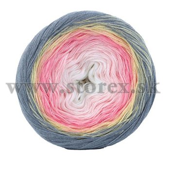 Soft cake yarn