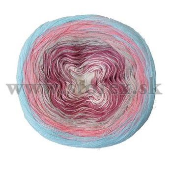 Soft cake yarn