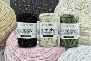 BRAIDY LUREX 2mm - pagtov priadza