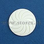 Biely gombk  22 mm (35&quot;)