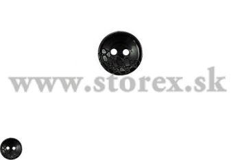 Dvojdierkov leskl gombk 15 mm (24&quot;)