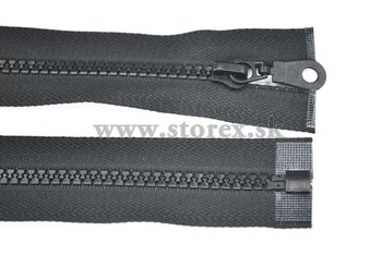 Zips plastov 5 mm - deliten 90 cm