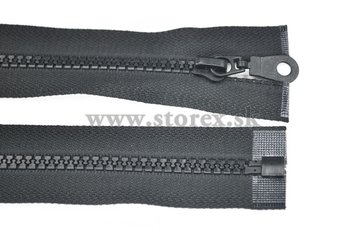 Zips plastov 5 mm - deliten 110 cm