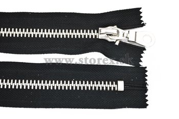 Zips nikel 8 mm - nedeliten 16 cm