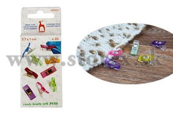 Klipy na textil - PONY